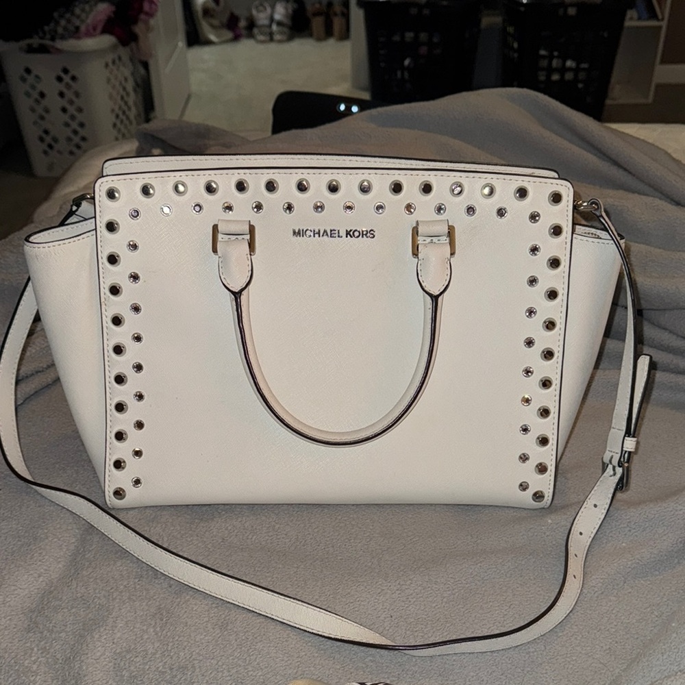 MK Jeweled/Studded Selma Bag